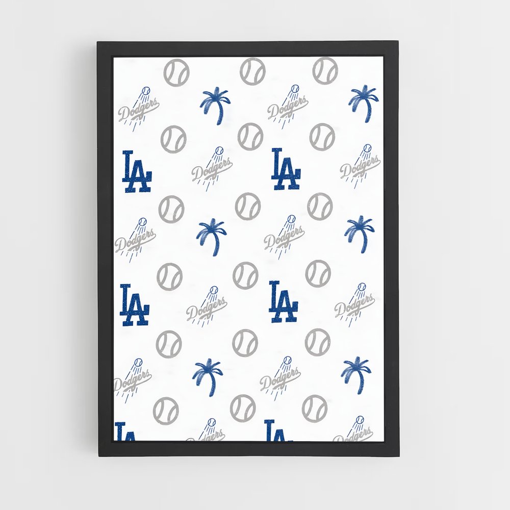 Poster Los Angeles Dream – affiche Baseball (vue 2)